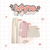 One Set OOTD Hijab Style 3 in 1 Setelan Wanita Kekinian Remaja - LO07